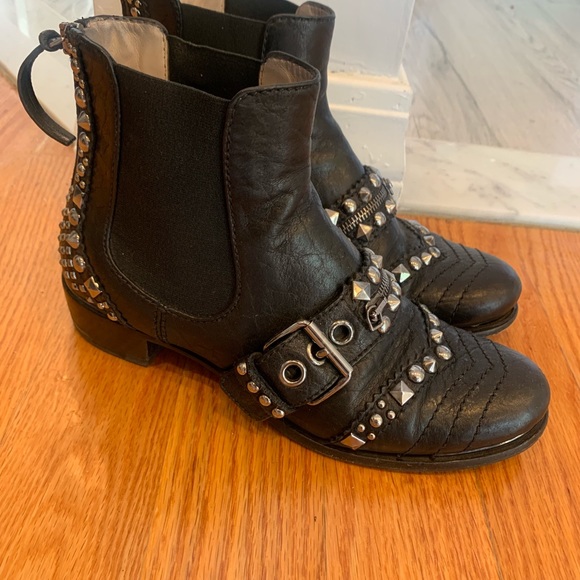 🔥MIU MIU STUDDED BOOTS🔥 - Picture 2 of 6